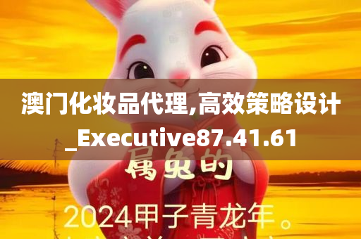 澳门化妆品代理,高效策略设计_Executive87.41.61