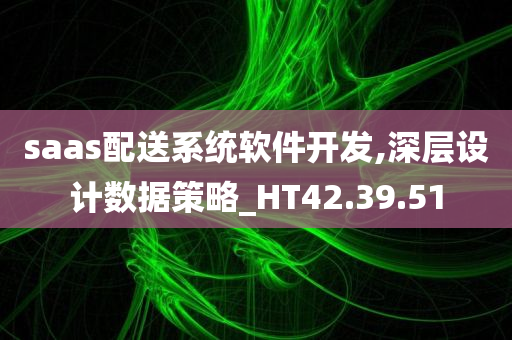 saas配送系统软件开发,深层设计数据策略_HT42.39.51