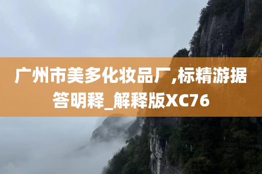 广州市美多化妆品厂,标精游据答明释_解释版XC76