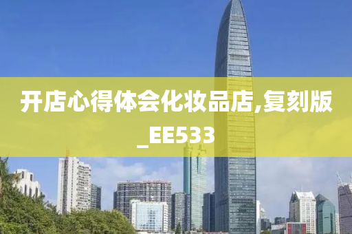 开店心得体会化妆品店,复刻版_EE533