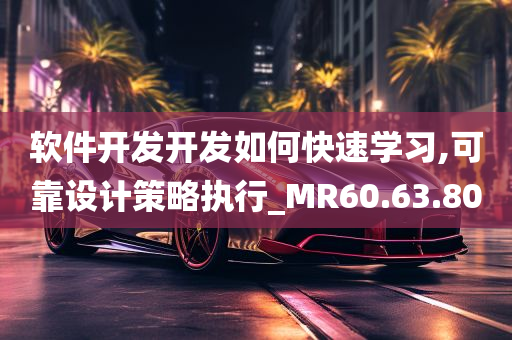 软件开发开发如何快速学习,可靠设计策略执行_MR60.63.80