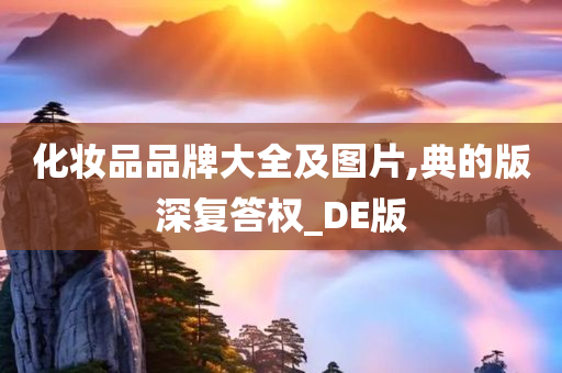 化妆品品牌大全及图片,典的版深复答权_DE版