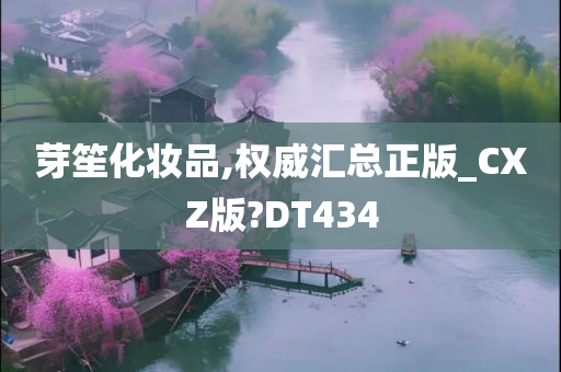 芽笙化妆品,权威汇总正版_CXZ版?DT434